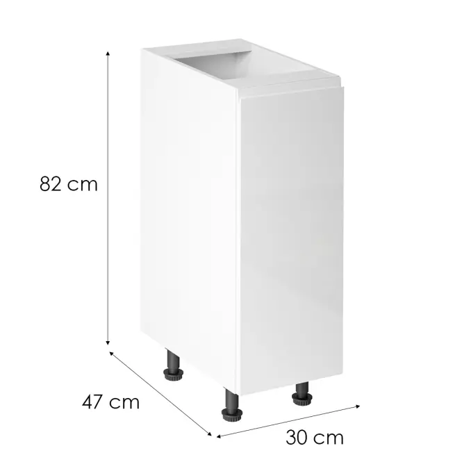 Kuchynská Skrinka Gardena D30 L White