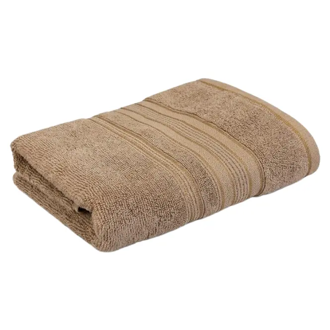 Viskózový ozdobný uterák 70x140 cm M-32 Svetlohnedá