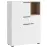 Komoda Marlow MRLK01 3D1S biela alpská/dub honey castello