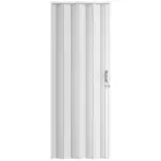 Zhrňovacie dvere PVC Milano Off-White