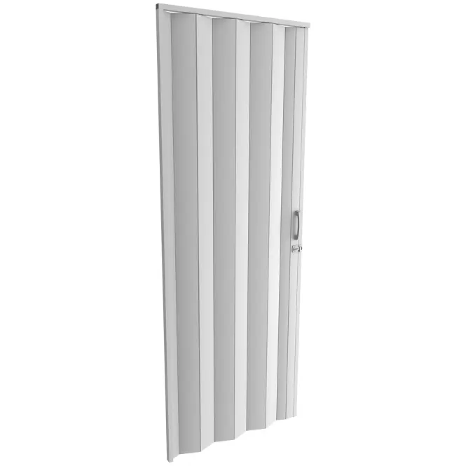 Zhrňovacie dvere PVC Milano Off-White