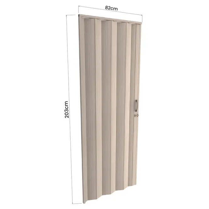 Zhrňovacie dvere PVC Milano Roble Glacial