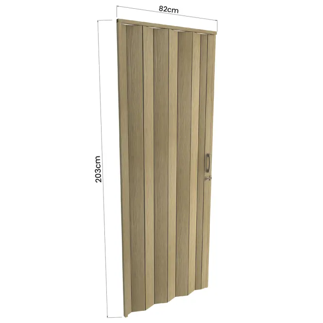 Zhrňovacie dvere PVC Milano Roble Sonoma