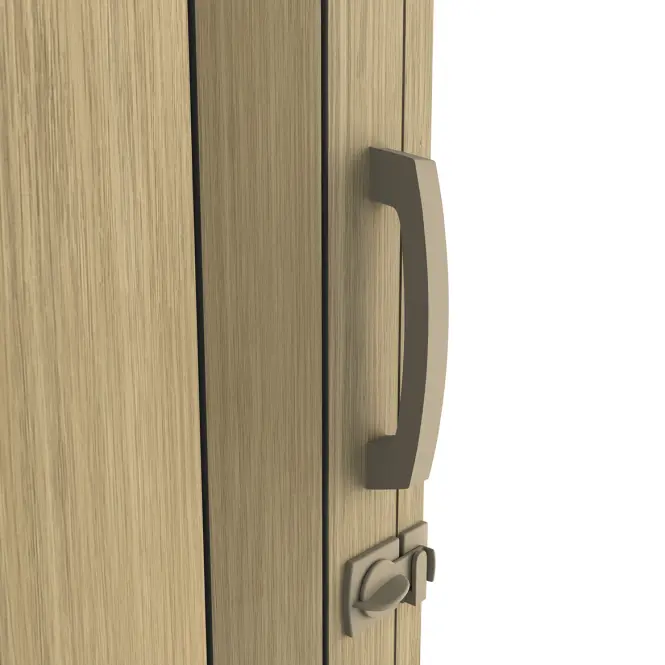 Zhrňovacie dvere PVC Milano Roble Sonoma