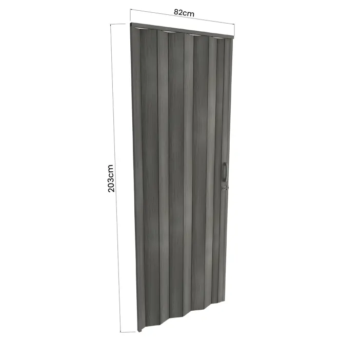 Zhrňovacie dvere PVC Milano Roble Carbonio