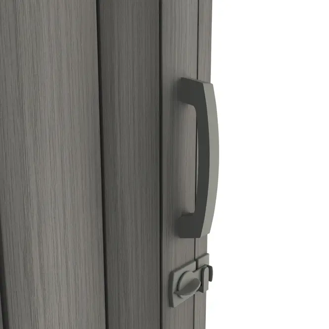 Zhrňovacie dvere PVC Milano Roble Carbonio