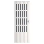 Zhrňovacie dvere PVC Lugano Off-White