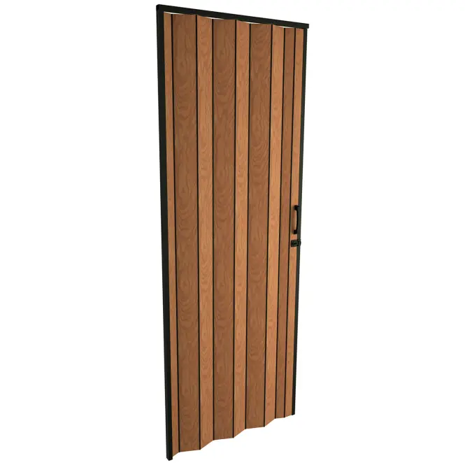 Zhrňovacie dvere PVC Blacktie Roble Dorado