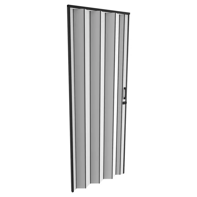Zhrňovacie dvere PVC Blacktie Off-White
