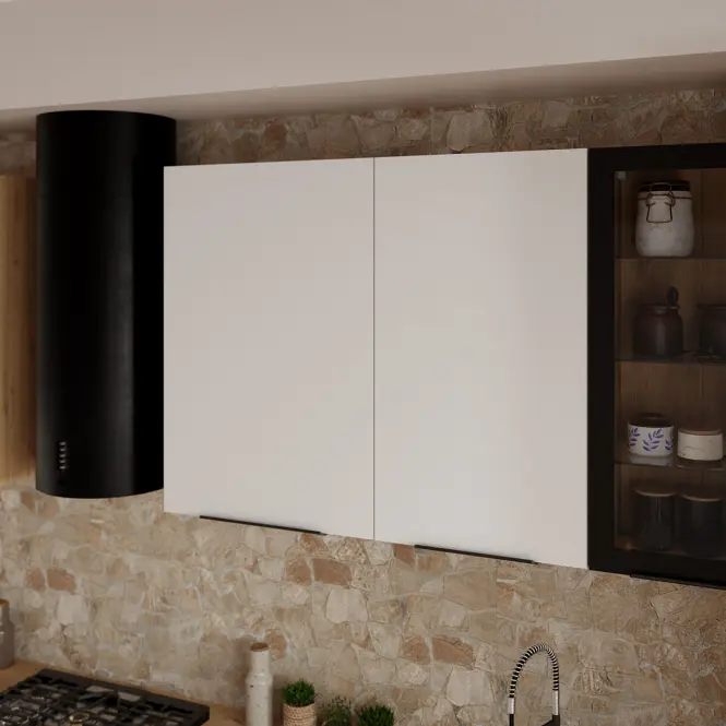 Vitrína Čierna/Artisan 80gus-36 1f,9