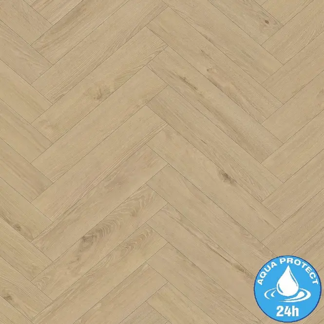 Laminátová podlaha vodeodolná Dub Blonde Montanara 8mm AC5 Herringbone K847