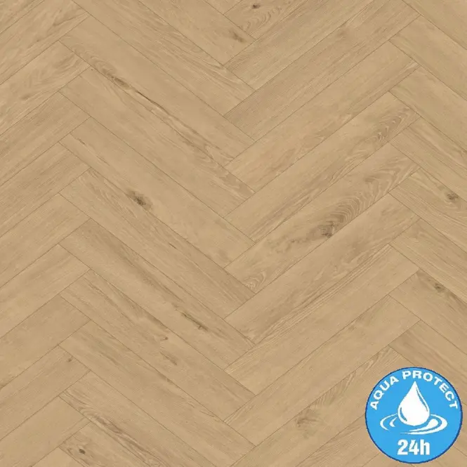 Laminátová podlaha vodeodolná Dub Smoked Montanara 8mm AC5 Herringbone K850
