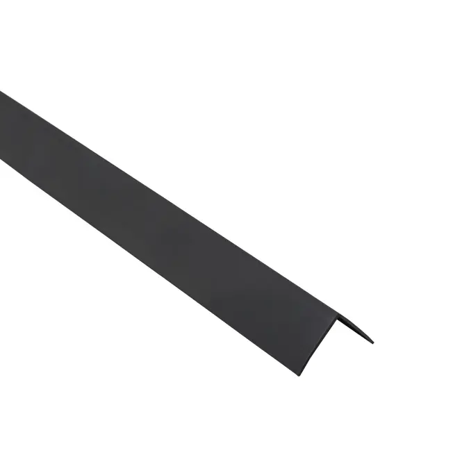 Profil uholníkový PCV čierny 25x25x1.1mm 2.75m
