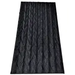 Koberec Lila Rabbit Fur 0,8/1,5 Sm688 čierny