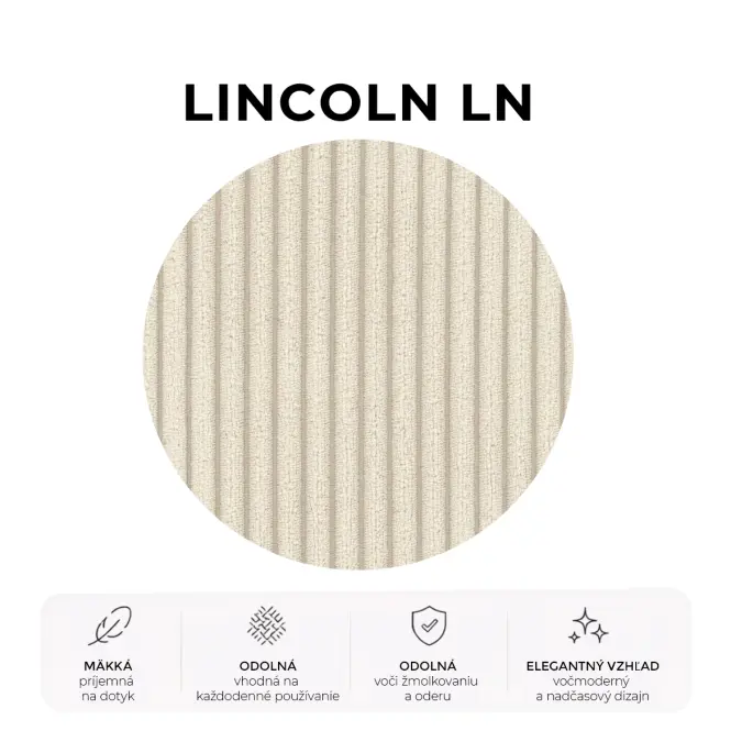 Posteľ Mila 160x200 Lincoln 03ln béžová