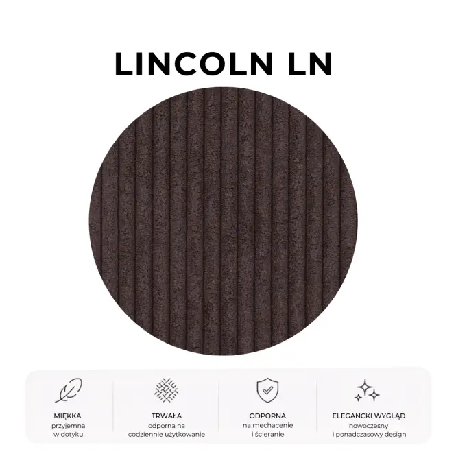 Posteľ Mila 180x200 Lincoln 29ln hnedý