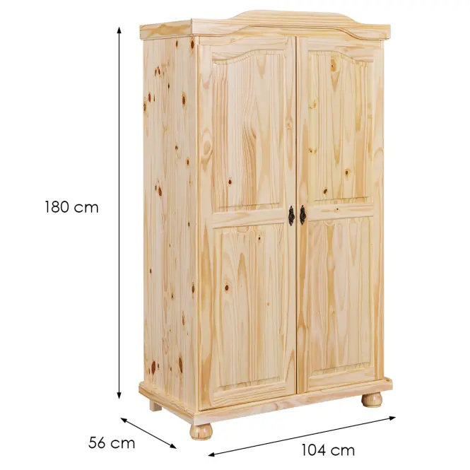 Skriňa 30500100 Genf 2d Borovica Natural