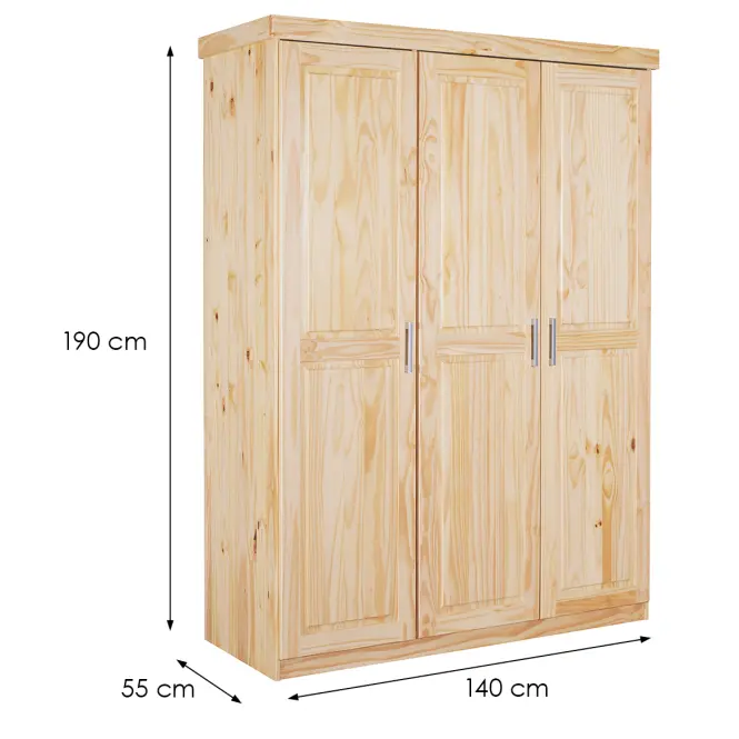 Skriňa 30500315 Pelle 3d Borovica Natural
