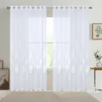Záclona na priechodkách ANIELA E2501 300x250 biela