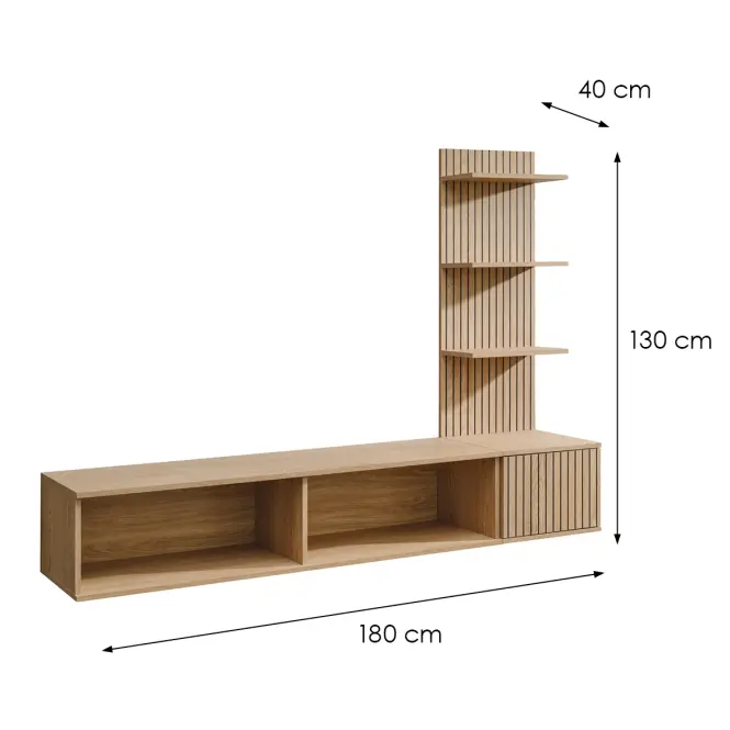 Obývacia Stena Joy Dc Jy Cremona Oak,4