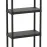 PLASTOVÝ REGÁL T60/4 132X60X30 ČIERNY