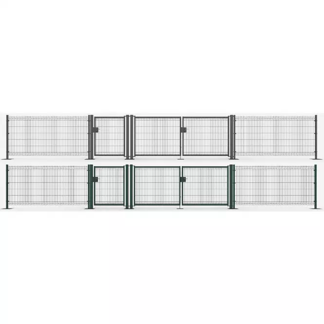 Panel 3d Light II 250 x 123 cm – RAL 6005