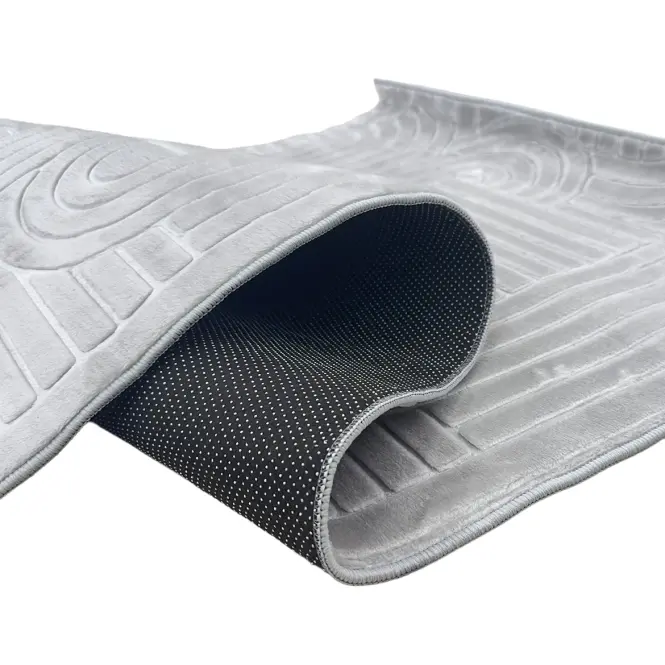 Koberec Eva Embossed 1,6/2,3 Em2025-01 sivý