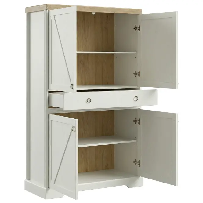 Komoda Barn K4d1s Biela Opal-Cremona