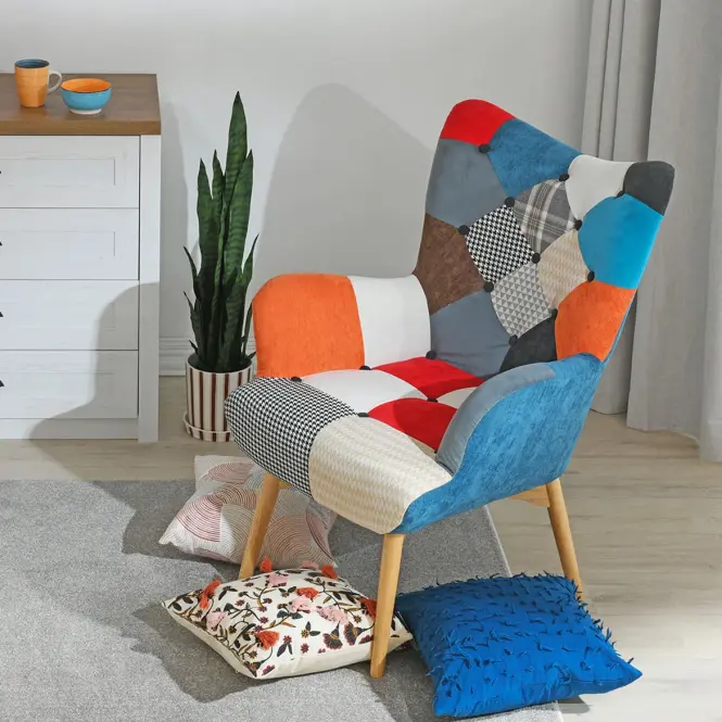 Kreslo Chic Art Patchwork