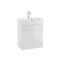 Kúpeľňová skrinka pod umývadlo Faro 50 cm biela