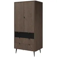Skriňa Marley 1 Baltic Storm/Čierna