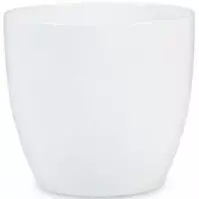 Keramický obal na kvetináč Scheurich 920, ø16cm, farba biela