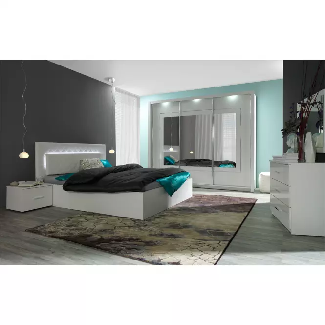 Komoda Panarea 27 biela  lesklá,3