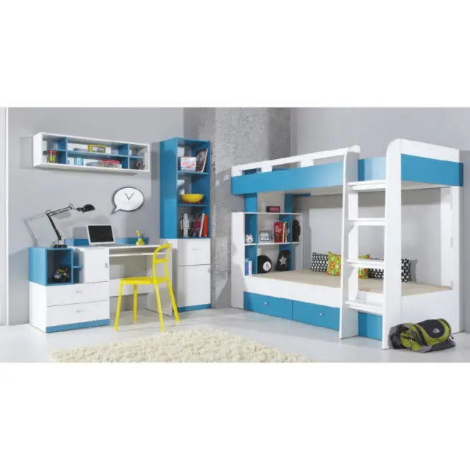 TV stolík Mobi MO-12 biela /tyrkys