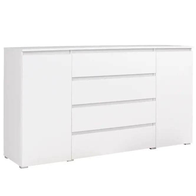 Komoda Cosmo C06 4 zásuvky biela
