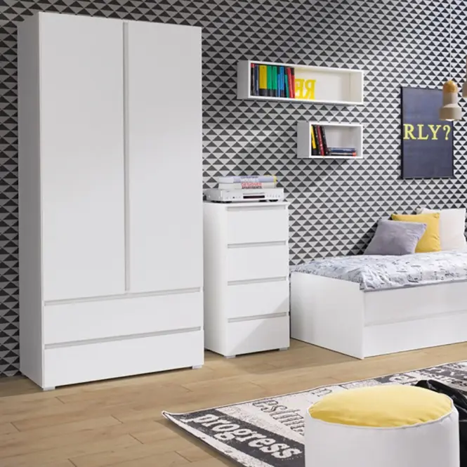 Komoda Cosmo C06 4 zásuvky biela