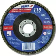 Brúsny lamelový tanier 80, 115x22 mm