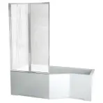 Vaňa Integra 150x75  Ľ + vaňová zástena