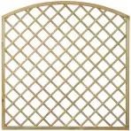 Drevený plotový panel R34 oblúk 180x180/160
