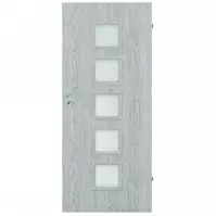 Dvere vnútorné Vedi 5*5 80P dub  strieborný