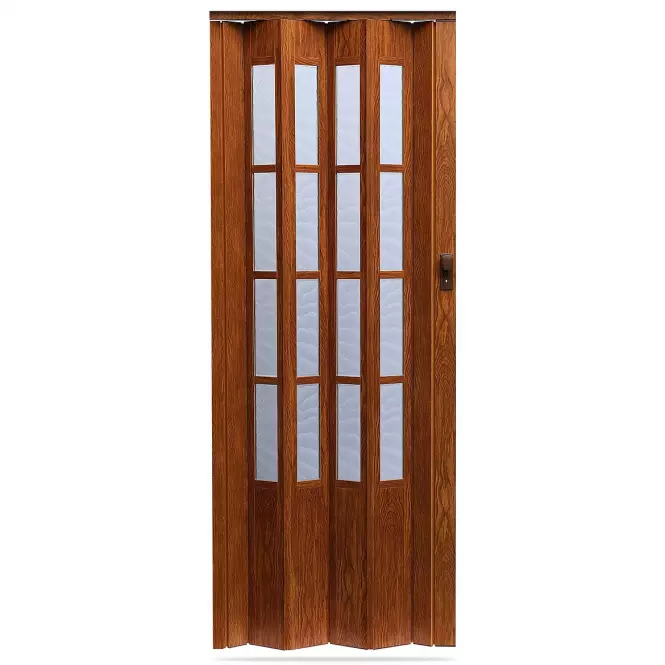 Skladacie dvere Crystalline glass orech svetlý  288