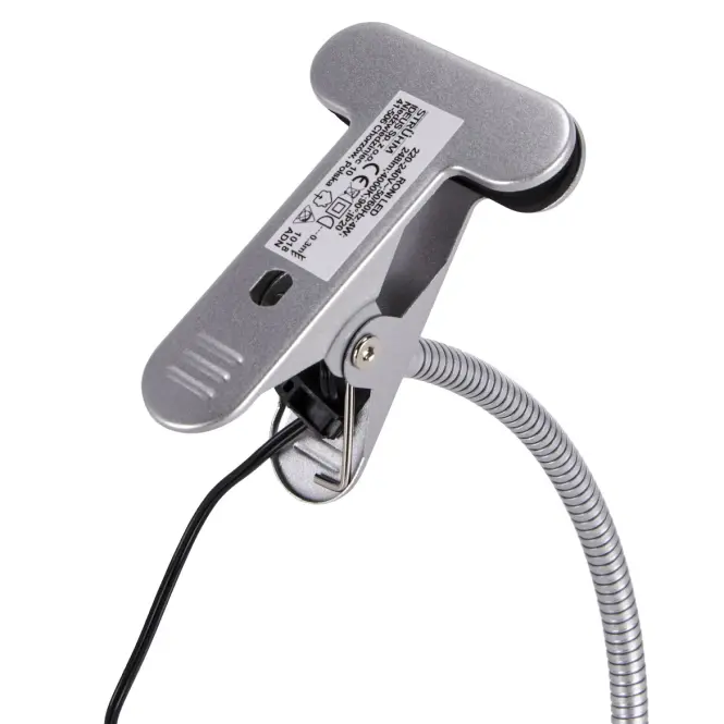 Stolná lampa s klipom 02876 Roni LED
