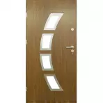 Dvere vchodové Malaga 90L Zlatý dub