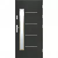 Dvere vchodové WZ 68 90P antracit