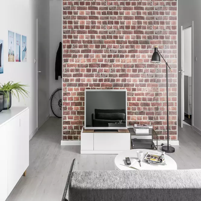 Dekoratívny obklad stien PVC MOTIVO Red Brick