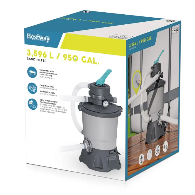 Bazénová filtrácia piesková Bestway 3,596 l/h 58515,22