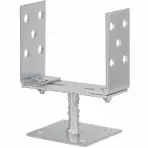 Pätka Stĺpíka Nastaviteľná s Plechom PB14 60-140x3,5
