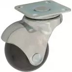 Nábytkové koliesko guľové Ø40mm/40kg, doska otočná