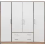 Skriňa Smart SR1 200 cm dub sonoma/biela