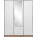 Skriňa Smart SRl2 150 cm dub sonoma/biela